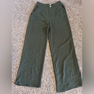 Green Wide-Leg Pants size M